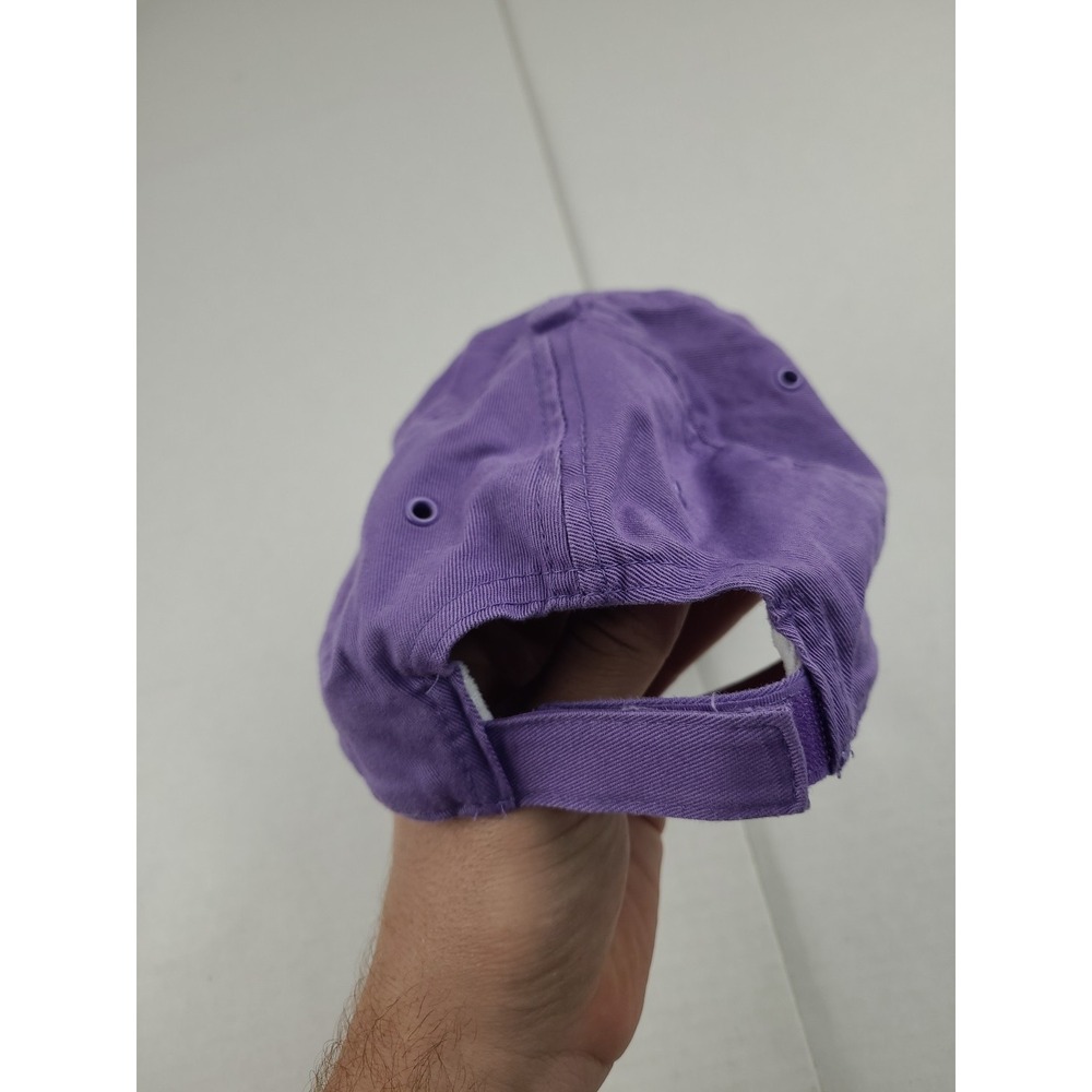 Vtg Powerpuff Girls Cartoon Network Embroidered Hat Purple Kids Youth 2002 Anime - Picture 5 of 10
